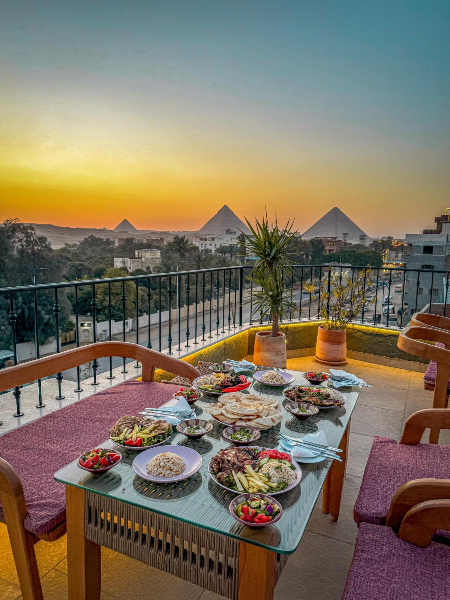 Almas Pyramids Hotel Kafret el-Gabal Esterno foto