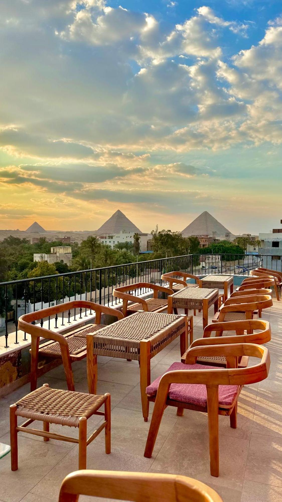 Almas Pyramids Hotel Kafret el-Gabal Esterno foto