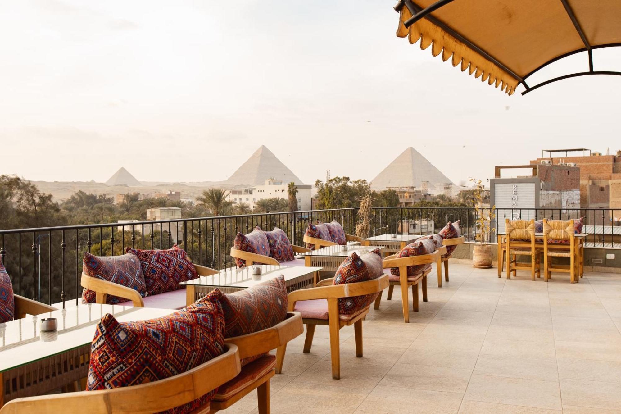 Almas Pyramids Hotel Kafret el-Gabal Esterno foto